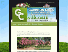 Tablet Screenshot of garrisoncrk.com